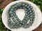 *25* 6mm Bronze Washed Gold Lustered Opaque Teal Turquoise Round Melon Beads